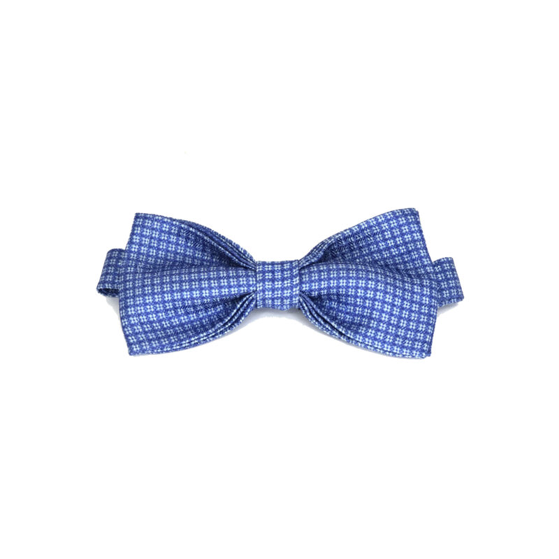 Gravata Borboleta Jacquard - Azul Claro