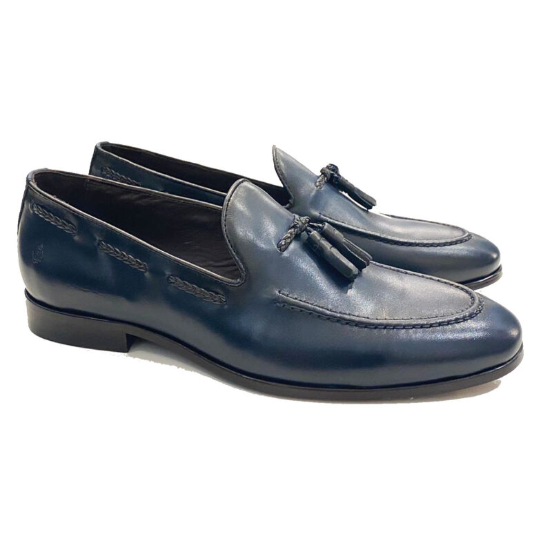Mocassim Loafer - Azul