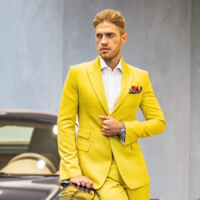 Traje Sob Medida - Amarelo Cítrico
